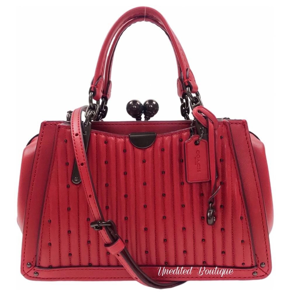 COACH Kisslock Dreamer 21 With Quilting and Rivets - Picture 2 of 12